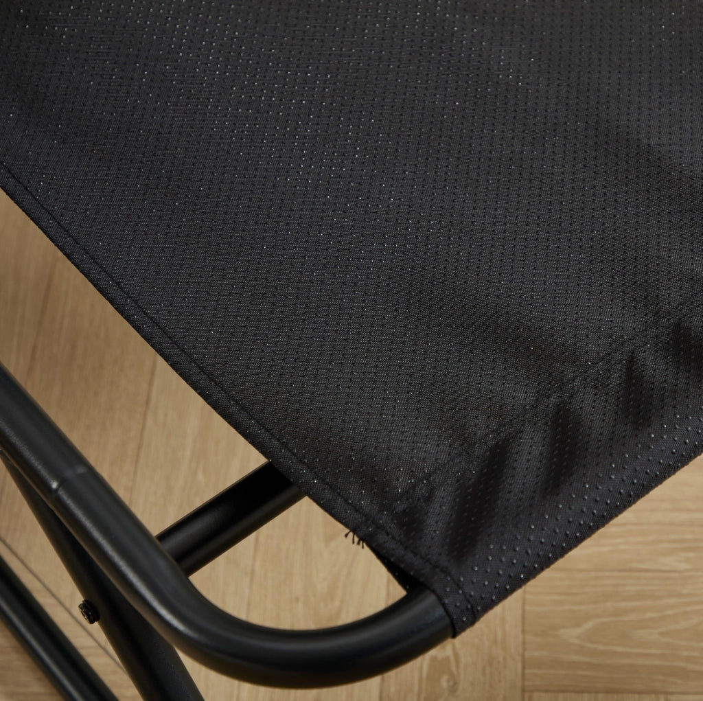 Sedia lounge da esterno con poggiapiedi; 65x78x86 cm; acciaio grigio