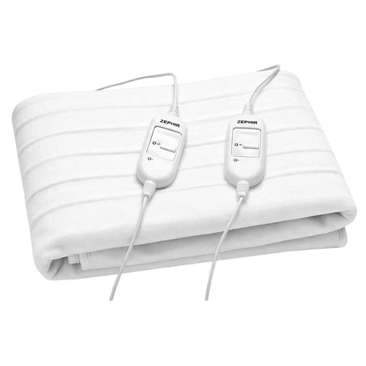Zephir termocoperta elettrica in poliestere per riscaldamento letto *** numero posti 2 piazze, confezione 1