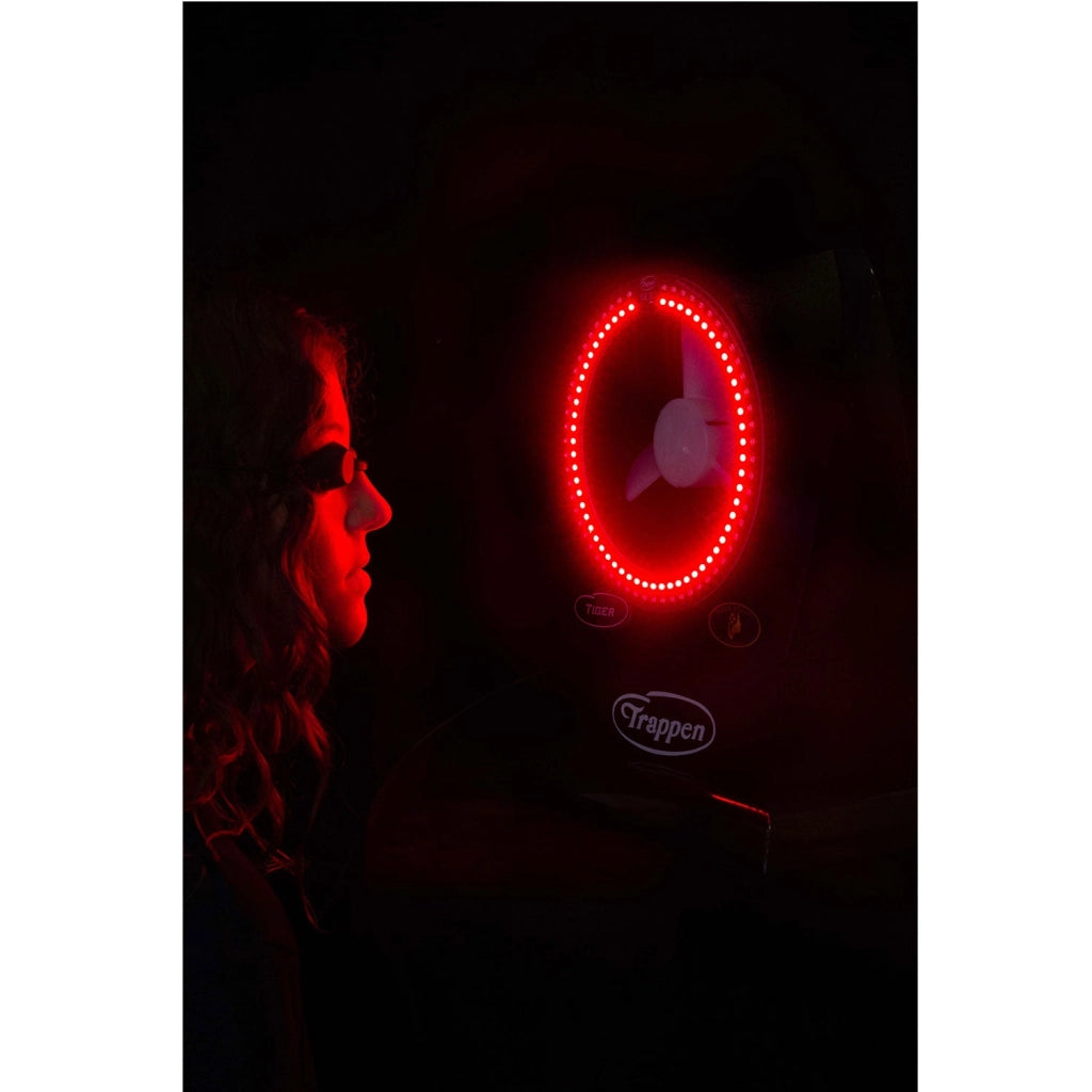 Zanzariera Elettrica ad Aspirazione 13W Trappen Tiger Beauty con Luce Rossa 660 nm