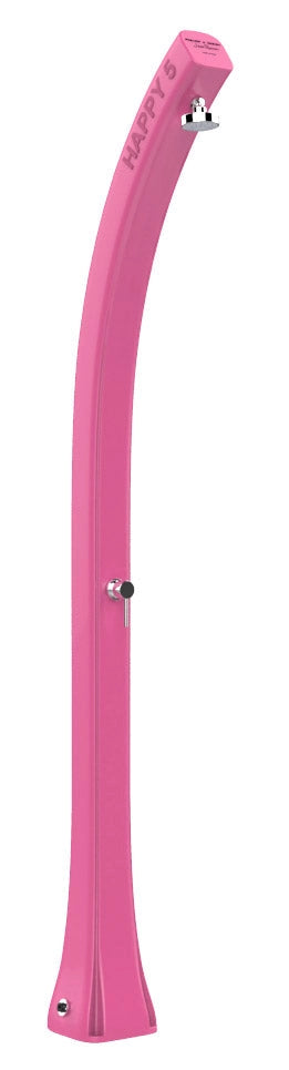 Doccia Solare da Giardino 28L Miscelatore Arkema Happy Five Fuxia