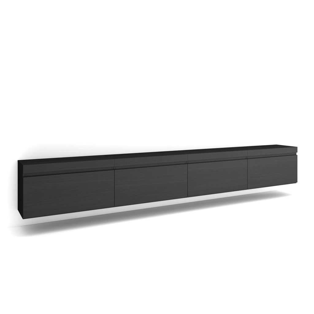 Mobile TV Soggiorno, 320x35x45cm, TV di grande formato, da appendere, Nero RF3626