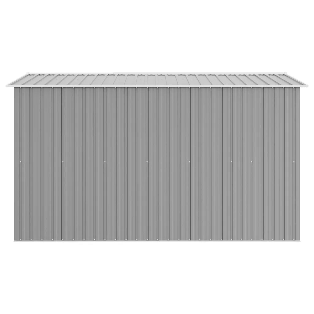 Capanno da Giardino 257x298x178 cm in Metallo Grigio cod mxl 65908