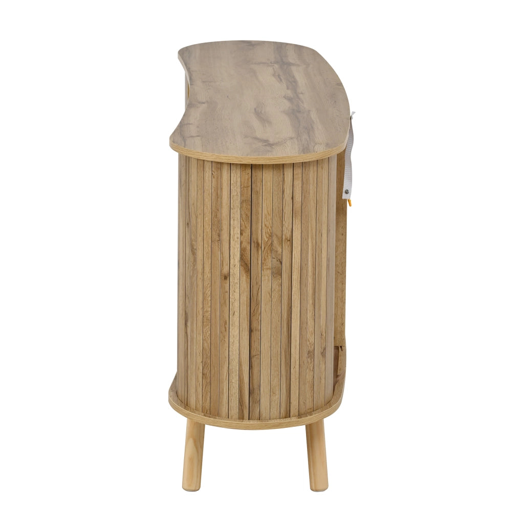 Set Soggiorno 3pz Mobile TV, Credenza e Tavolino ¨C MINIMAL ¨C Legno, Ante Scorrevoli