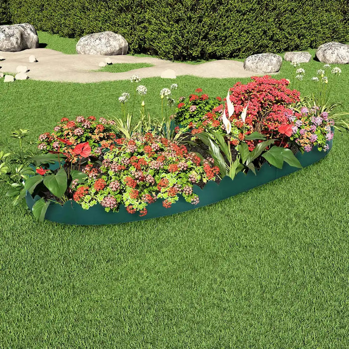 Bordature per Prato 10 pz Verdi 65x15 cm in PP 48234