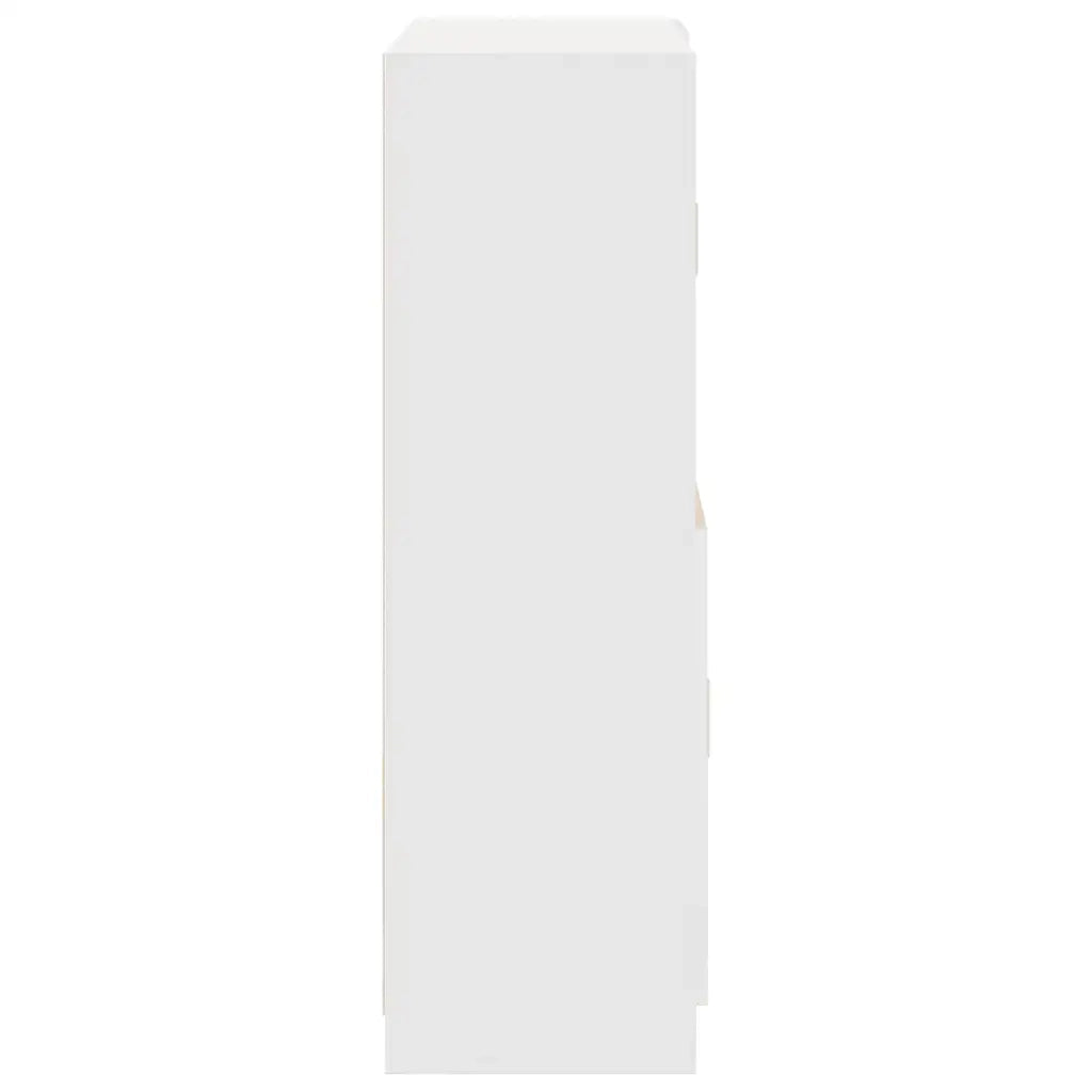 Set di Mobili da Cucina 2 pz-Armadietto Cucina Bianco in Truciolato