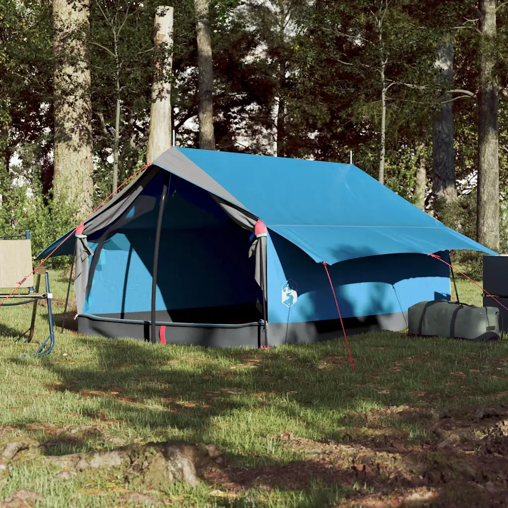 Tenda da Campeggio per 2 Persone Blu Impermeabile 94360