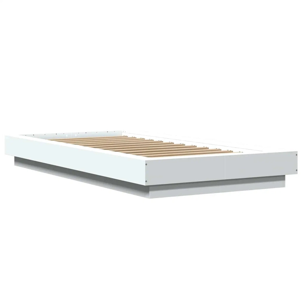 Struttura letto a pavimento Bianco 80 x 210 cm 3429699
