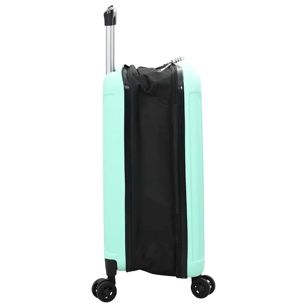 Valigia con blocco Verde menta 43 x 27 x 66 cm Plastica ABS CFW9226626