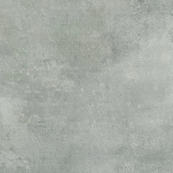 Tavolo Allungabile 200-304x90x77 cm Niket Cemento Gambe Bianche