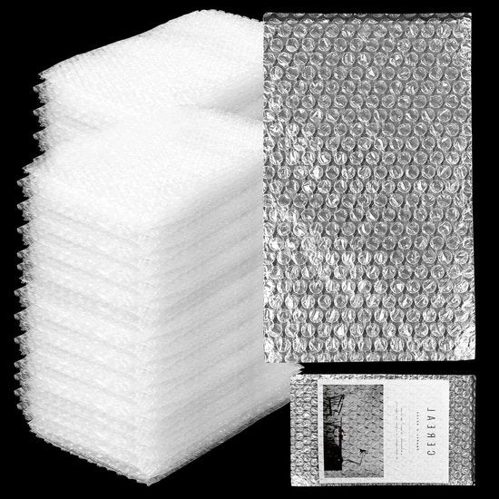 Sacchi di imballaggio trasparenti 10x20 cm, 100 pezzi, con rivestimento shockresistente