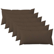 Federa 6 pz HEERLEN Tortora 40 x 70 cm Tessuto 909448