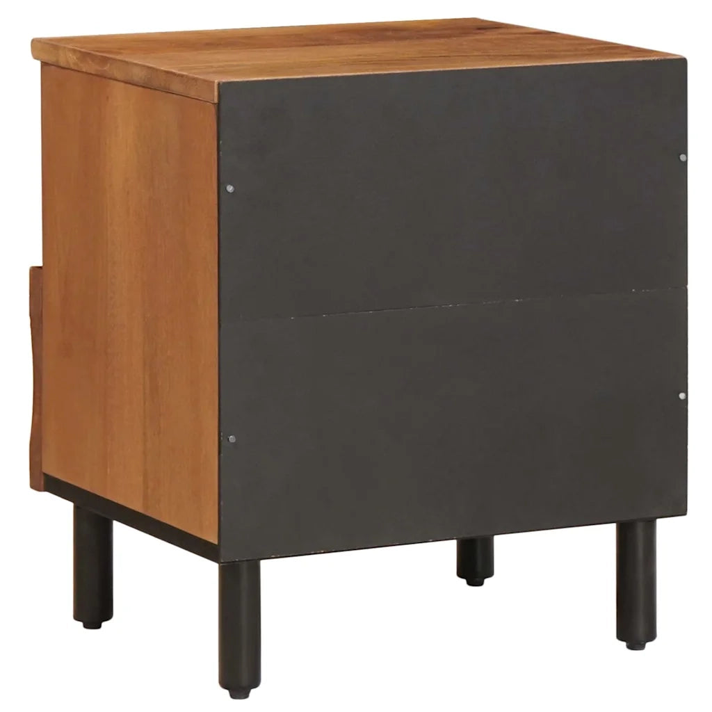 Armadio da Notte con cassetto 2 pcs Marrone 40 x 33 x 46 cm
