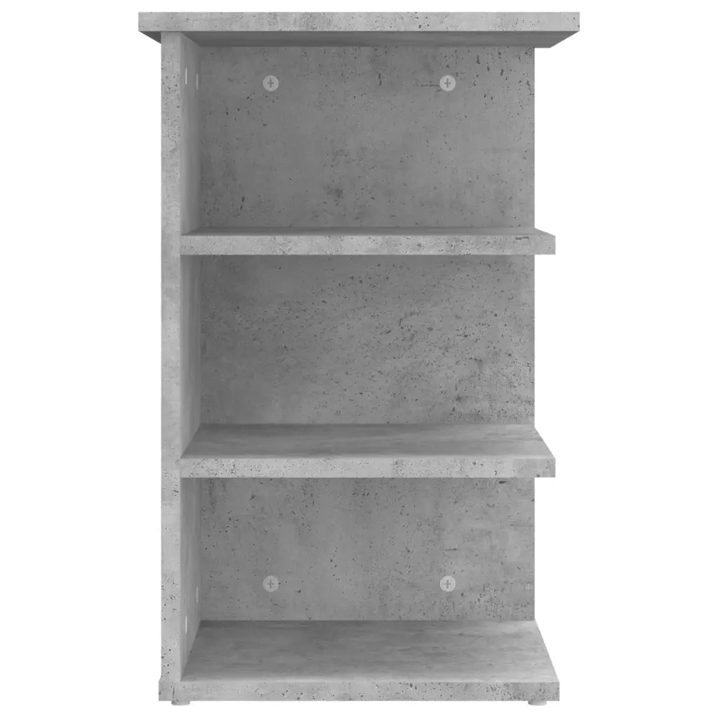 Credenza-Buffet-Armadio da cucina Grigio Cemento 35x35x55 cm in Legno Multistrato