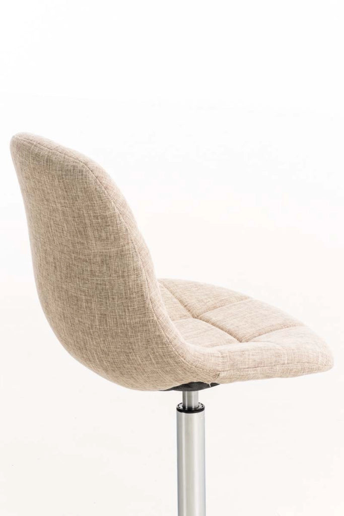 Sedia Emil tessuto crema