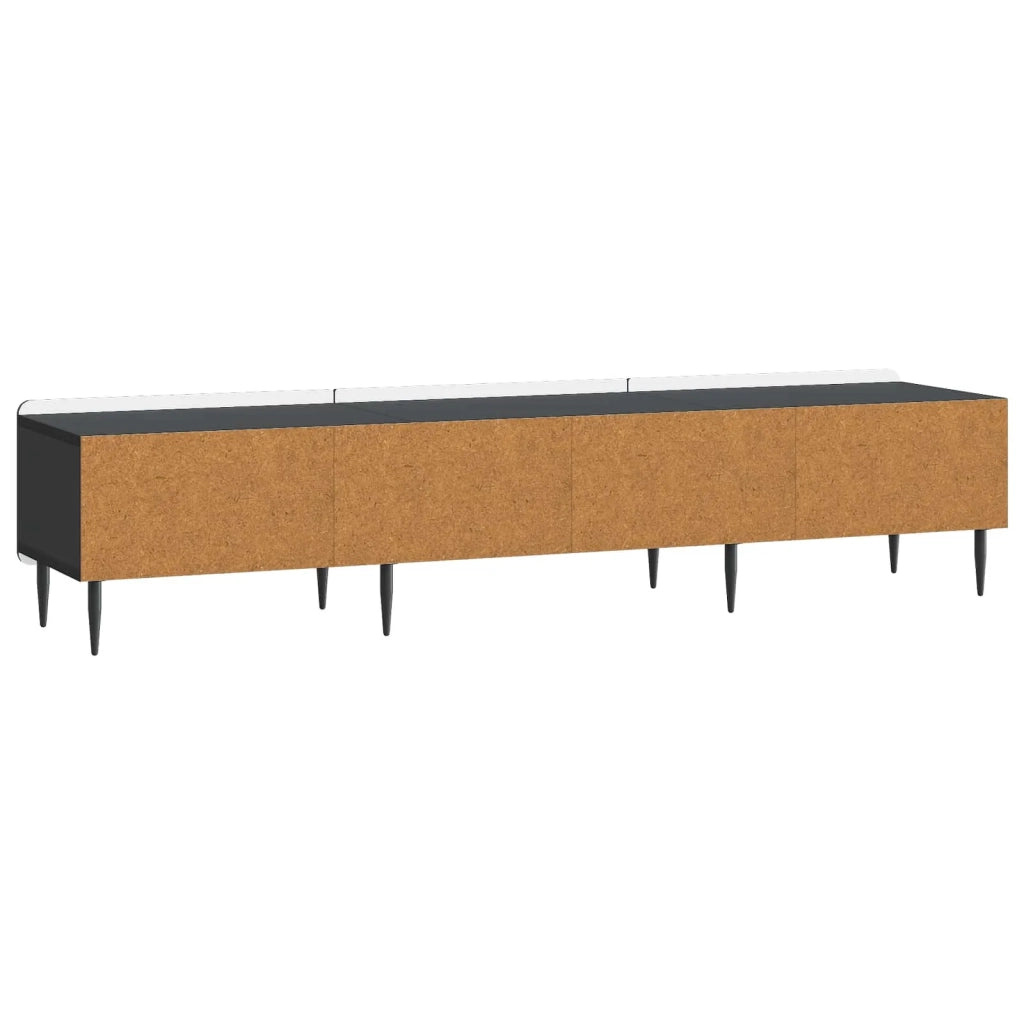 Mobile TV Nero 147 x 34,5 x 32 cm Legno ingegnerizzato 894476