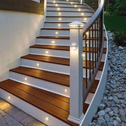 Mini puntino LED in abbinamento 12V, 1W, IP65 - Bianco caldo, Set di 9 - Ideale per cucina, bagno, scala e vetrina