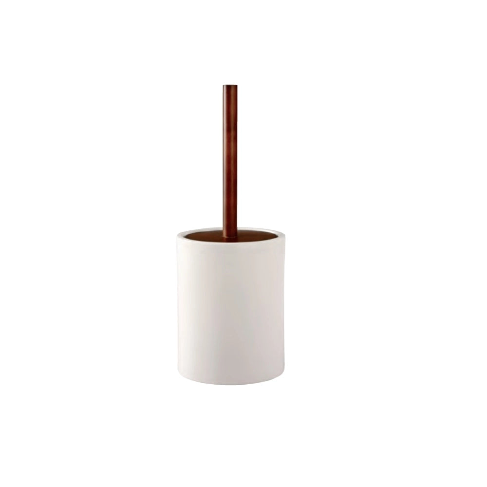 Porta scopino bianco - serie egg