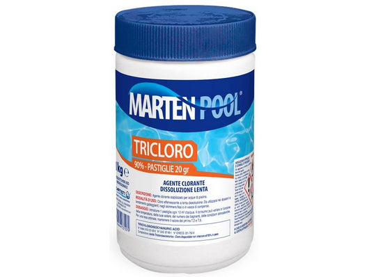 tricloro in pastiglie 20 gr.  kg. 1 cod:ferx.vit52257