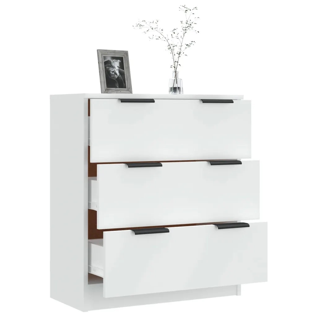 Credenza Bianca 60x30x70 cm in Legno Multistrato cod mxl 36501