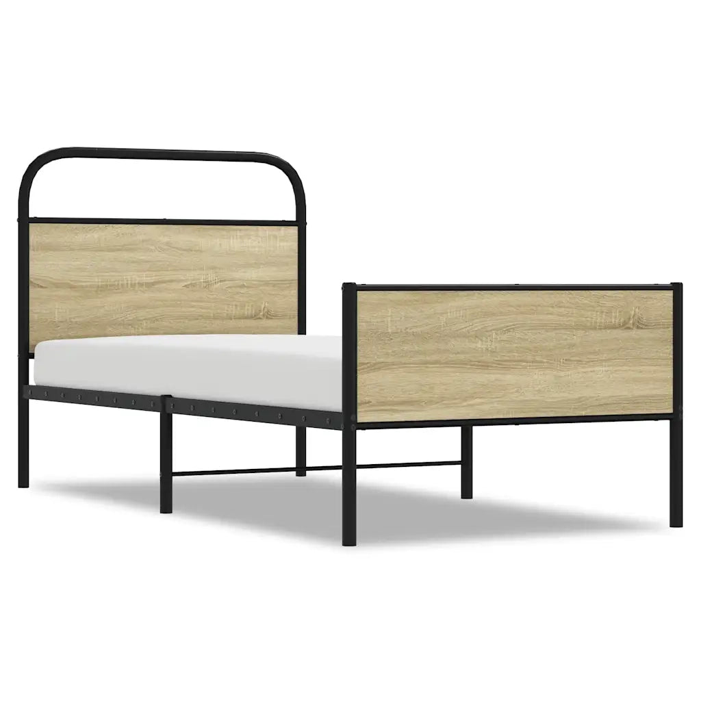 Giroletto senza Materasso Rovere Sonoma 80x200 cm in Truciolato 4100437