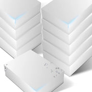 Pacco di 10 spugne di cancellazione magica in melamina - 100 x 60 mm spugna bianca per la pulizia della cucina - rimuove macchie di sporco ostinate