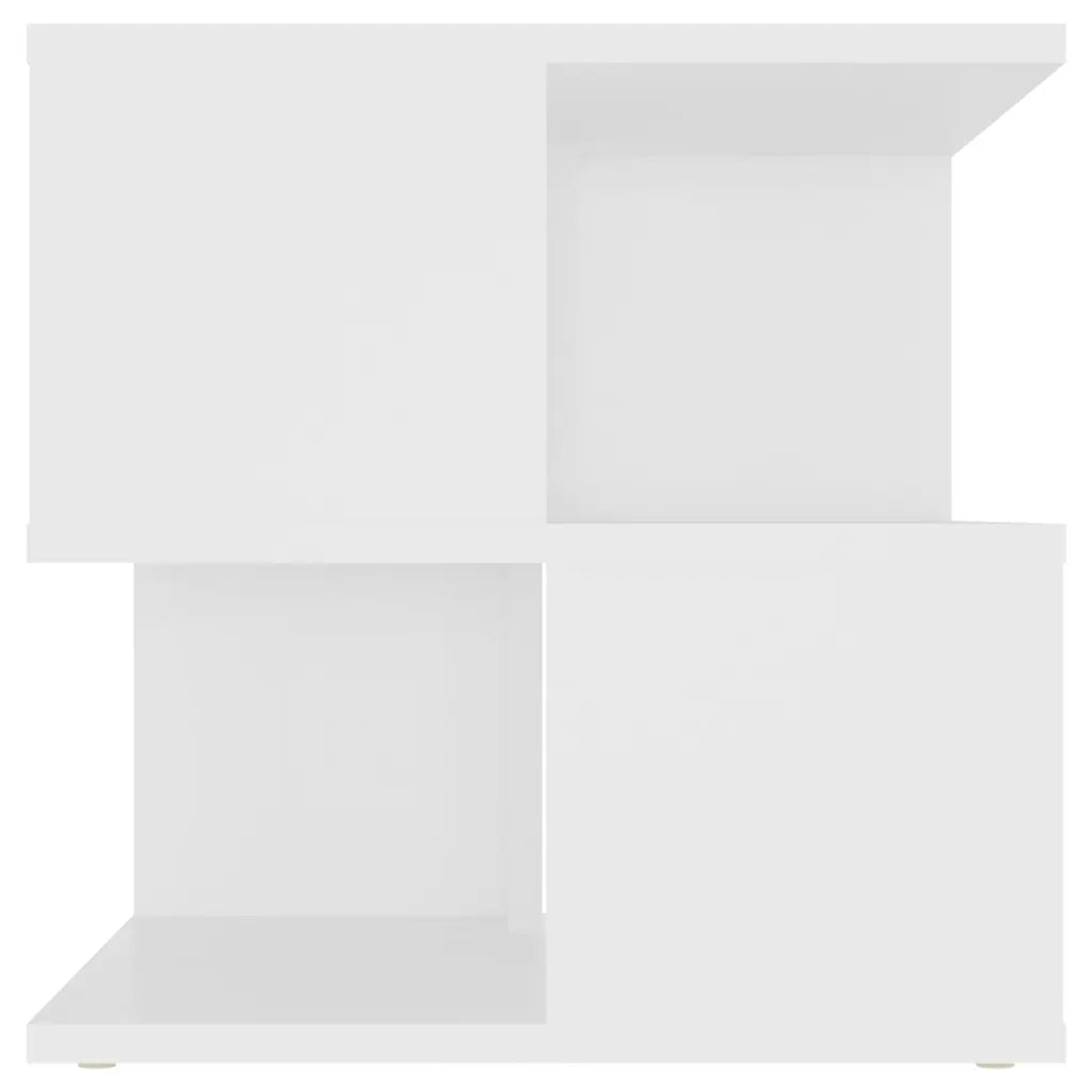Tavolino Bianco 40x40x40 cm in Legno Multistrato cod mxl 7364