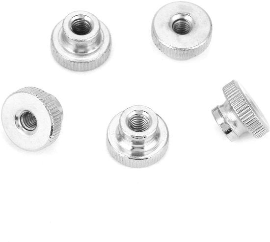 Set di viti assortito per dita - Viti a dente aghiutato M3/M4/M5/M6/M8/M10 - Acciaio di carbonio - Verniciato - Duraturo - Resistente all'usura - Viti per dita