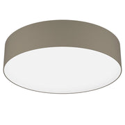 Plafoniera Moderna Romao-Z Acciaio Bianco Luce Led Integrato 35W Ip20