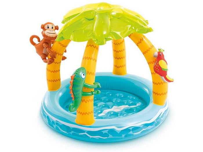 piscina tonda gonfiabile baby palma ï cm. 102x86 h (lt. 45) cod:ferx.vit51269