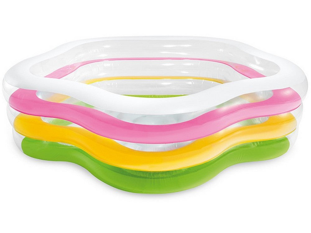 piscina gonfiabile summer colors cm. 185x180x53 h (lt. 460) cod:ferx.vit51272