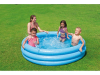 piscina tonda gonfiabile crystal blu cm. 147x33 h (lt. 330) cod:ferx.vit31612