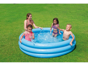 piscina tonda gonfiabile crystal blu cm. 147x33 h (lt. 330) cod:ferx.vit31612
