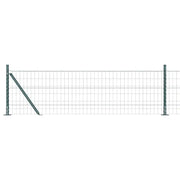 Recinzione da Giardino | Recinzione con Posto Verde 0,4 x 25 m Acciaio e PVC