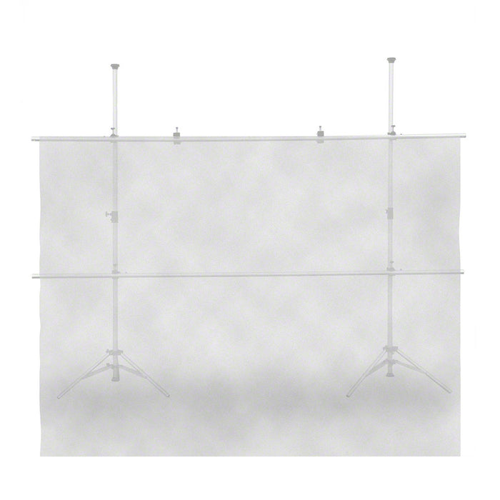 Walimex Stoffa Diffusor 3 x 3 m, sagomatore di luce trasparente per una luce morbida e diffusa, resistente al calore, utilizzabile come sfondo fotografico, ideale per studi