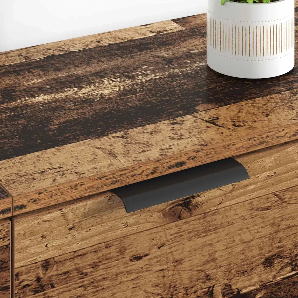 Credenza | Sideboards con cassetto 2 pcs Legno vecchio 60 x 30 x 70 cm