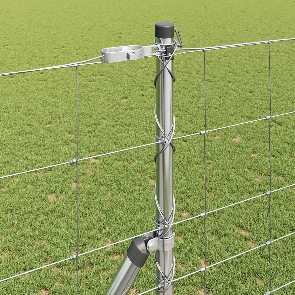 Palo della recinzione Zincato 50 x 1,4 m Acciaio