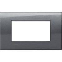 Living Light - Placca 4P Acciaio - LNA4804AC