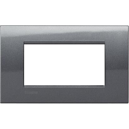 Living Light - Placca 4P Acciaio - LNA4804AC