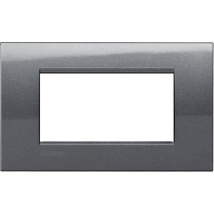 Living Light - Placca 4P Acciaio - LNA4804AC