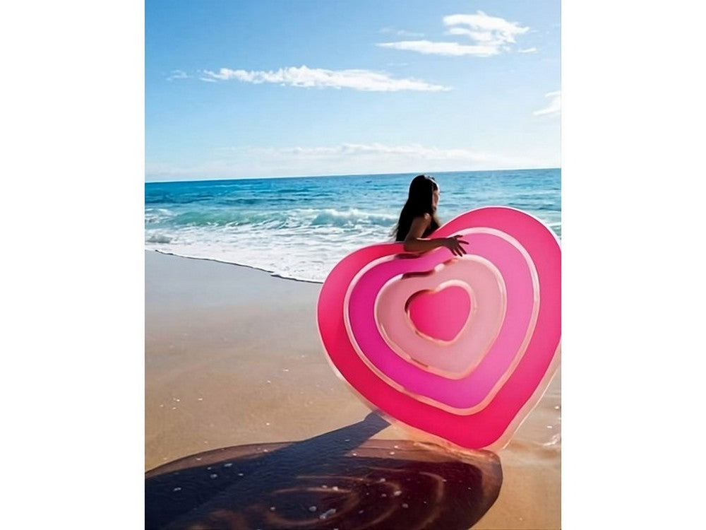 materassino gonfiabile sweetheart cm. 155x135x25 cod:ferx.vit54391