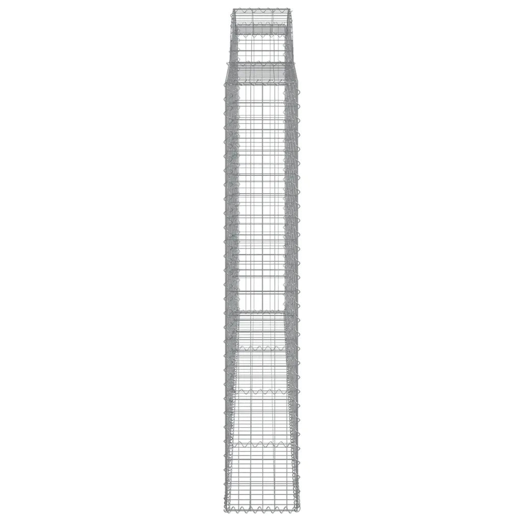 Cesto Gabbione ad Arco 300x30x180/200 cm Ferro Zincato 153509