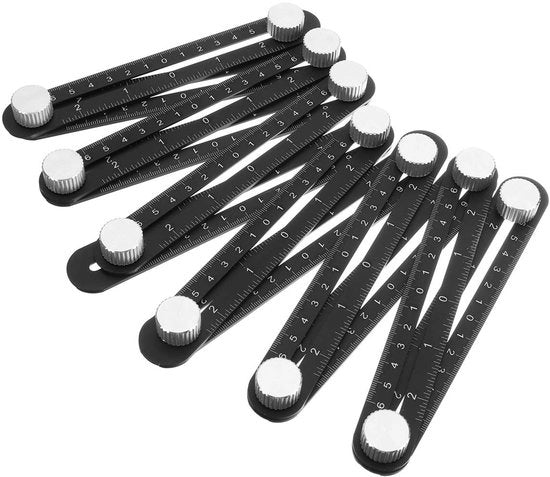 Misuratore angolare 12 facciate - Lega di alluminio - Strumento di posizionamento - Marcature precise - Sostenibile - Leggero - Livella