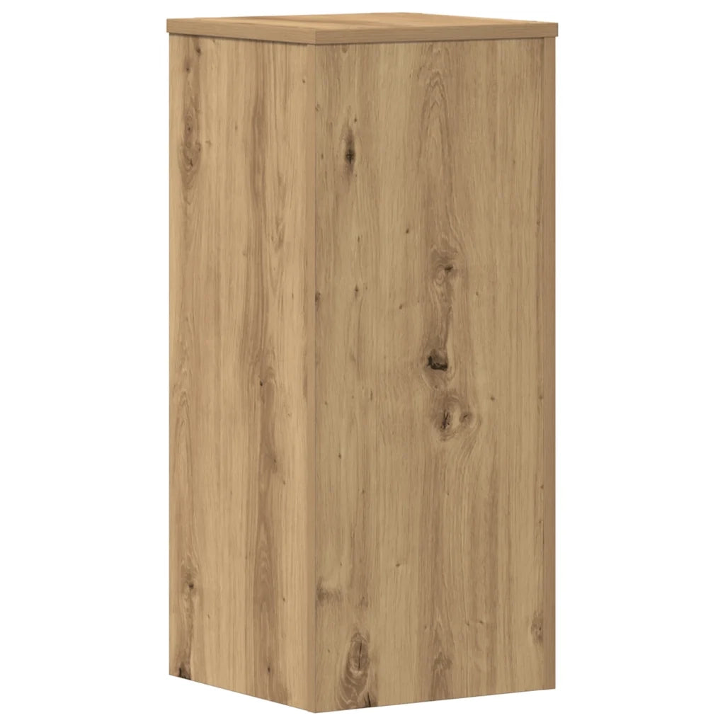 Supporti per Piante 2 pz Rovere 30x30x70 cm in Multistrato 852932