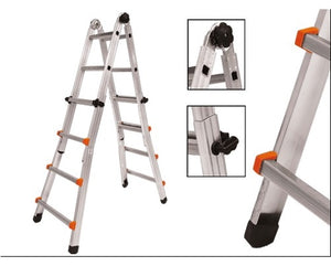 SCALA TELESCOPICA STEP UP PIUMA 4+5 GRADINI