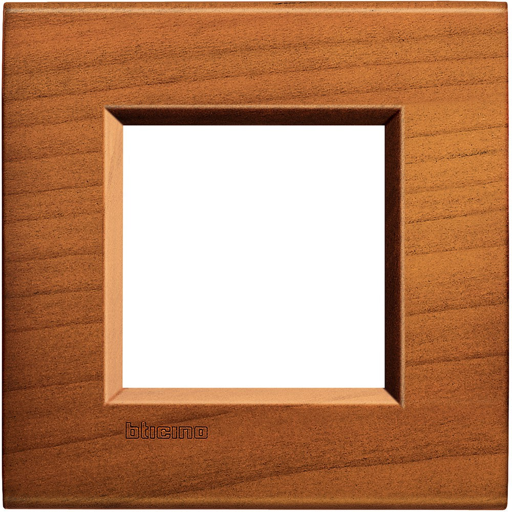 Living Light - Placca quadra 2P Ciliegio americano - LNA4802LCA