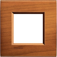 Living Light - Placca quadra 2P Ciliegio americano - LNA4802LCA