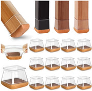 Protezioni per gambe - Velluto e Silicone - Set da 4