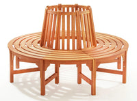 Panca per alberi, panca rotonda 160 / 59 cm (completa)