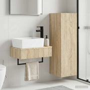 Set di mobili per il bagno 2 pz Rovere Sonoma 3406105