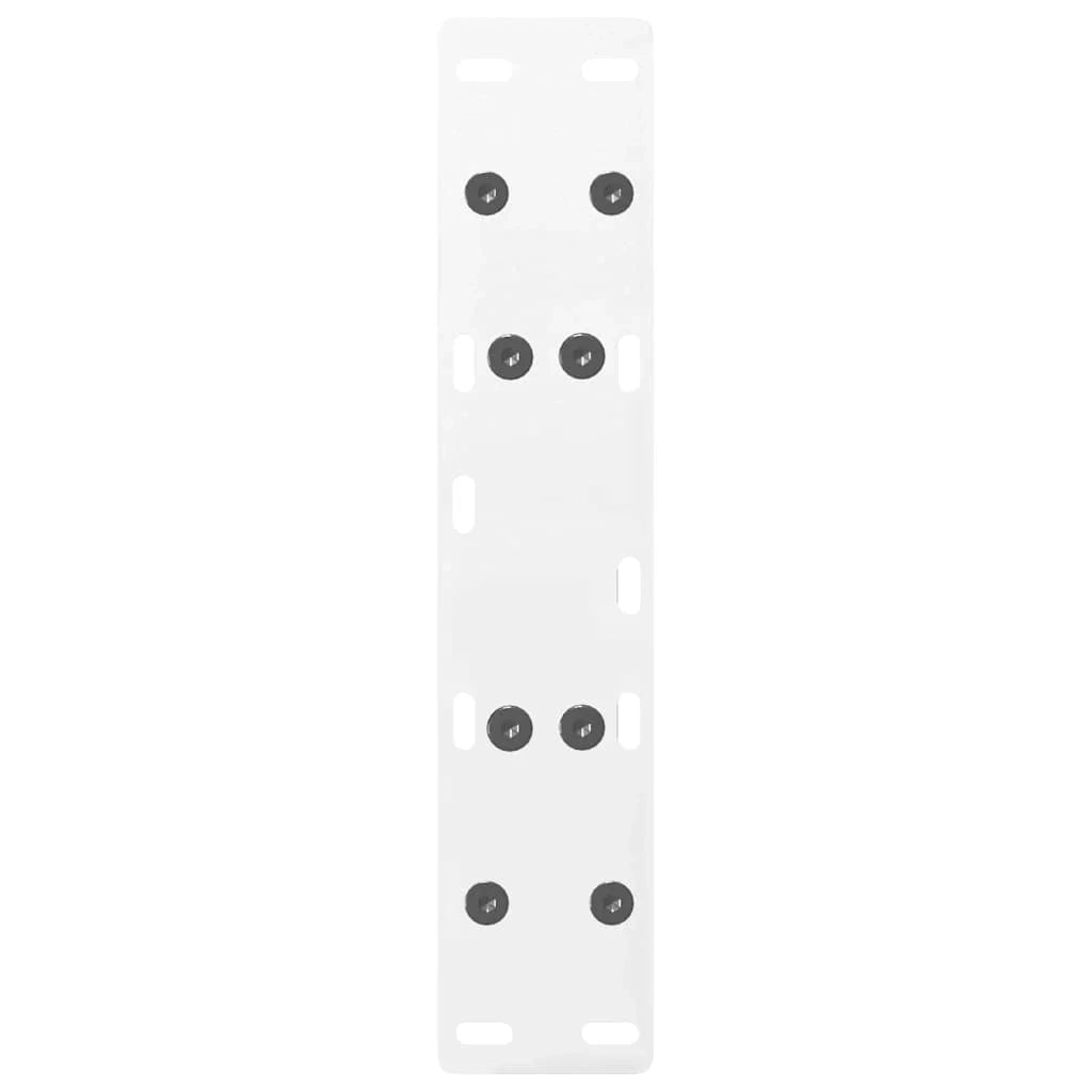 Set di 2 gambe per tavolino da caffè a forma di A dimensioni 40 x 30 cm supporti stabili design moderno acciaio bianco 02_0057093
